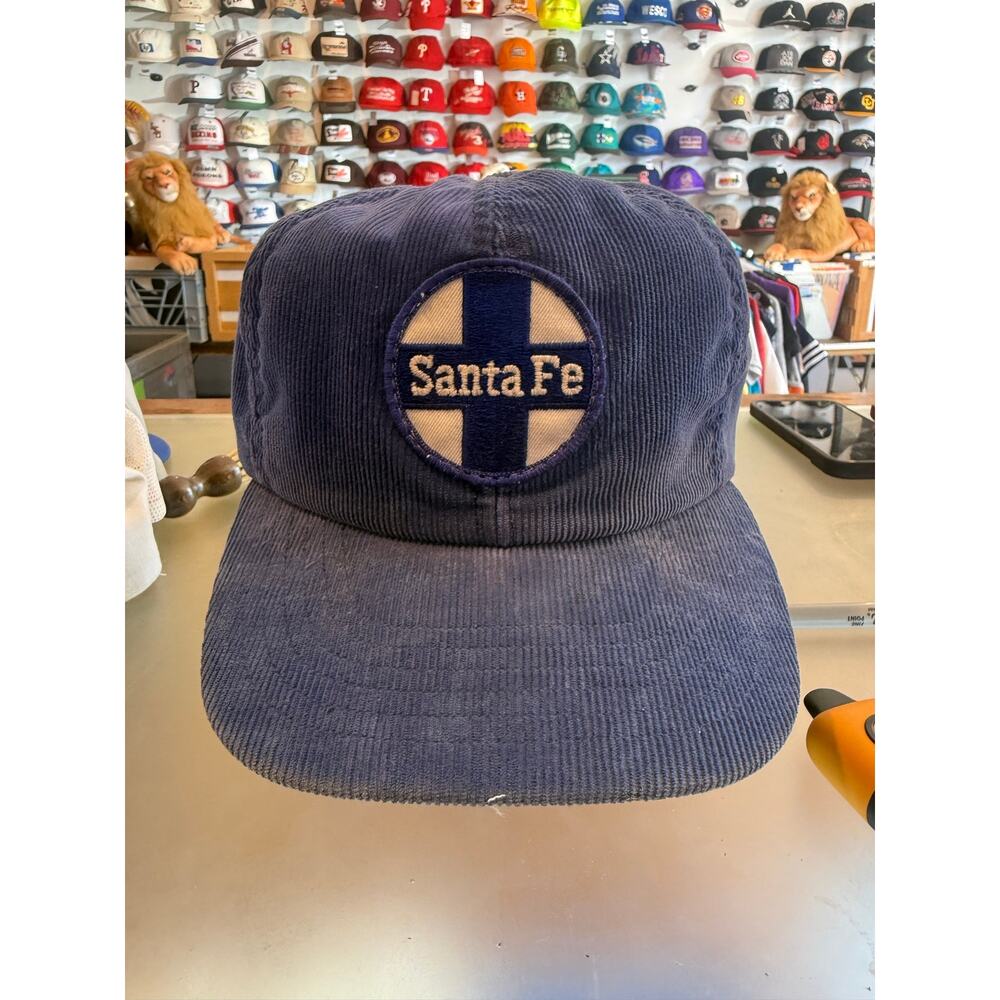 Santa Fe Railroad Corduroy Snap Back Hat